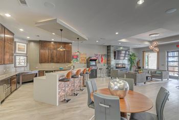 Open-concept living space